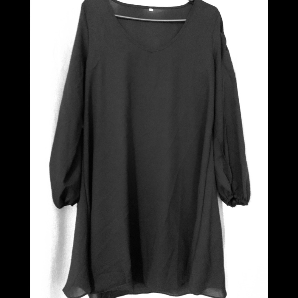 Swim suit cover up black